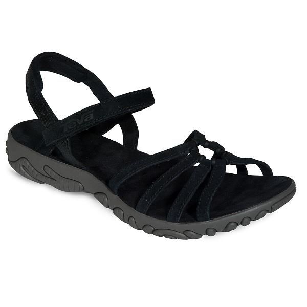 Teva Kayenta Leather Dame, Black